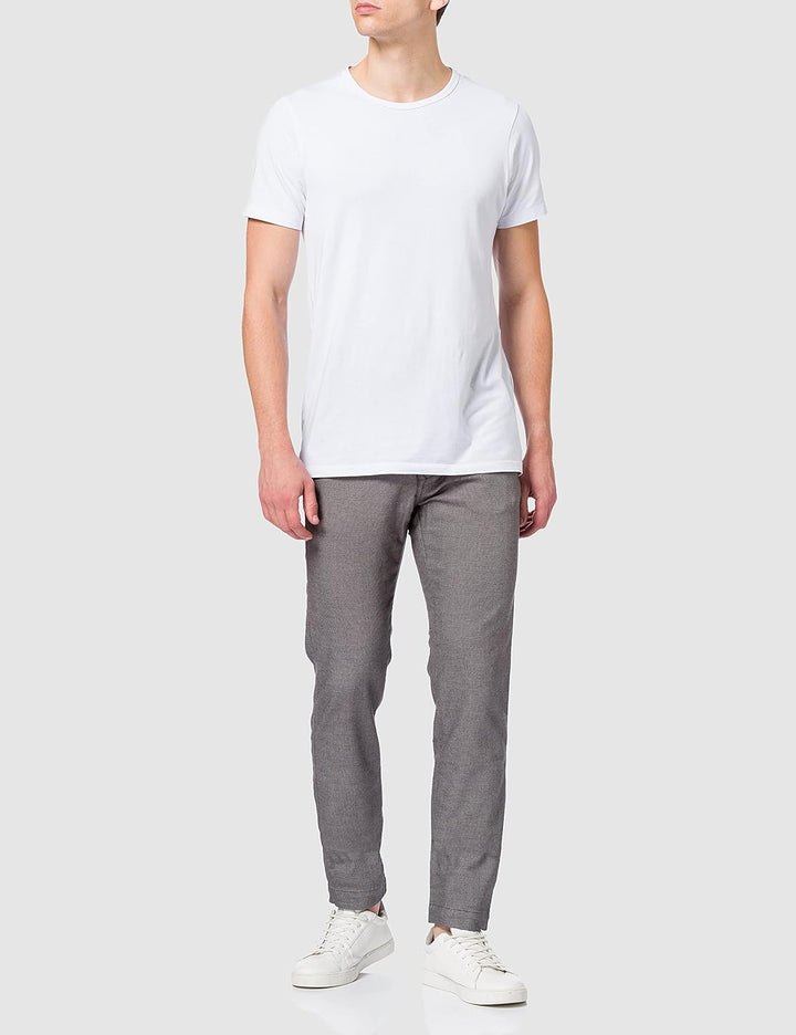 Pierre Cardin Herren Chino Futureflex Lyon | Männer Hose | Tapered Fit 30W / 32L Grau, 30W / 32L Gra