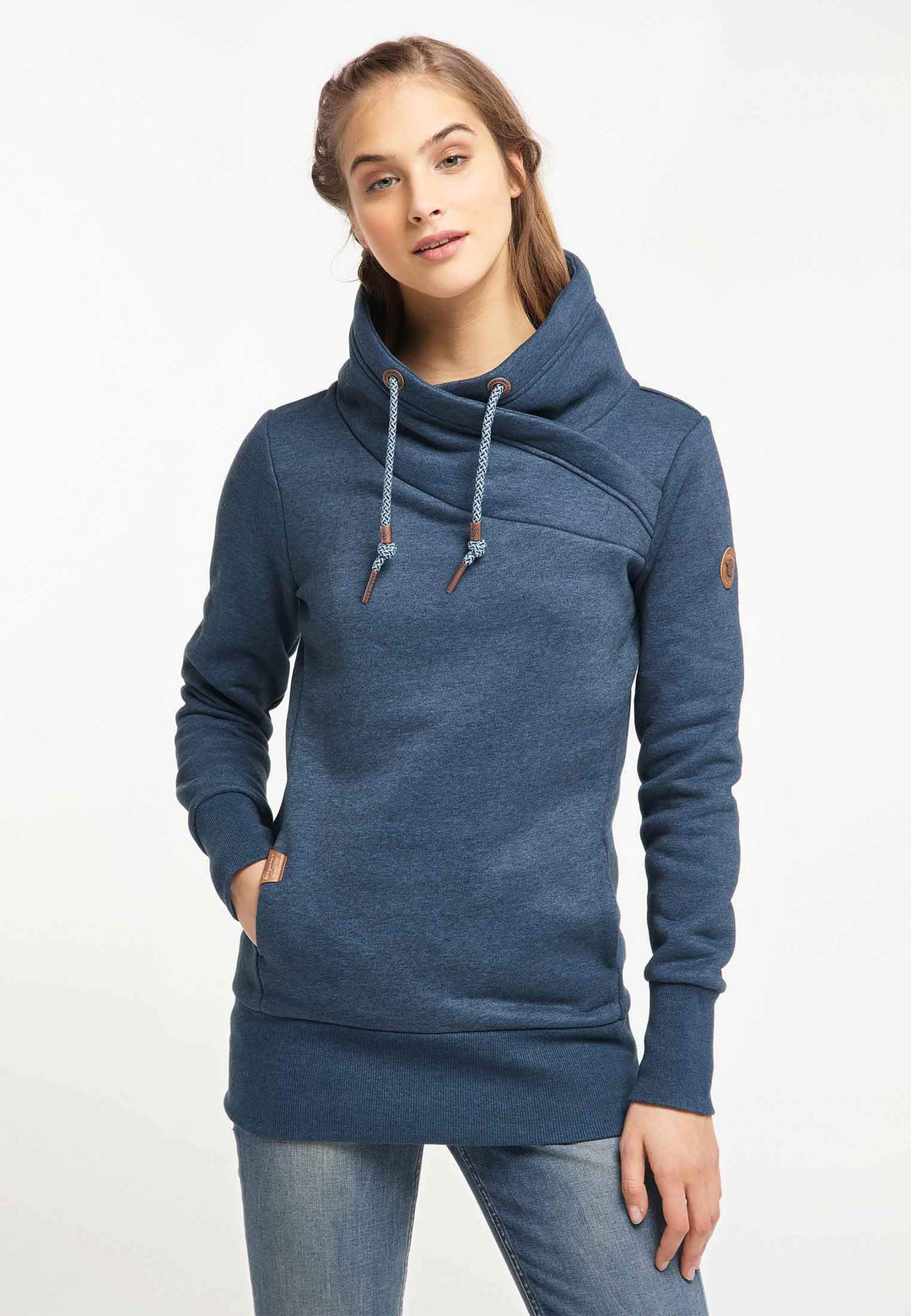 Ragwear Damen Neska Sweatshirt blau L
