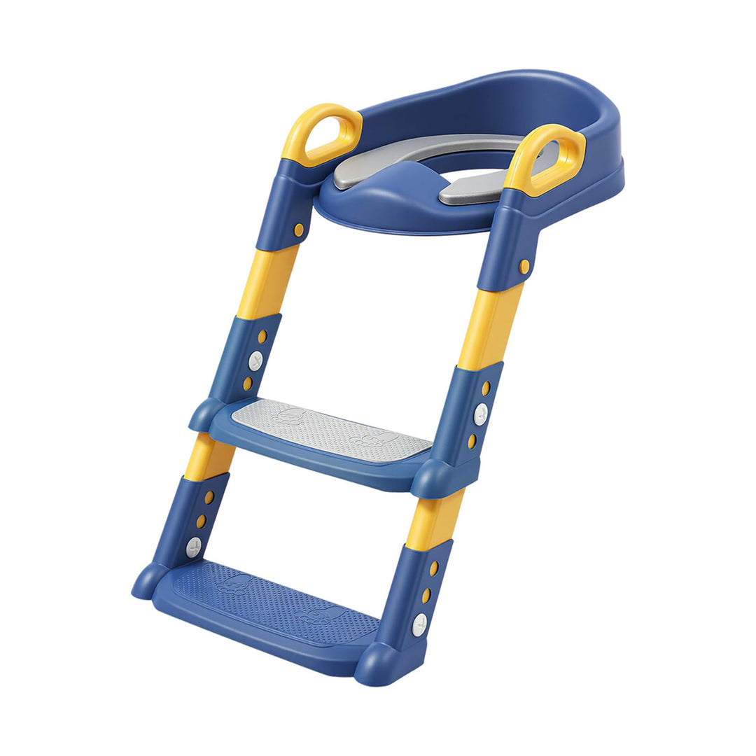 Toilettensitz Kinder mit Treppe, Toilettentrainer mit Toilettenleiter Kindertoilette, Toilettenaufsa
