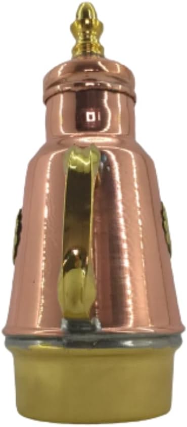 Ölkanne aus Kupfer und Messing mit Griff für Küche, Haus, Restaurant, Pizzeria 1/4, 250 ml, hergeste