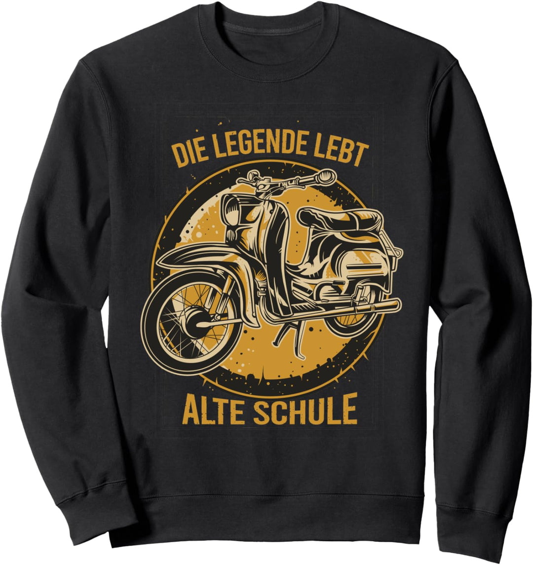 Retro Nostalgie Design Simson-Schwalbe Sweatshirt