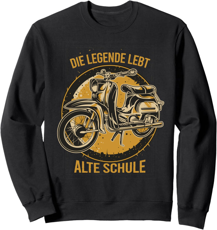 Retro Nostalgie Design Simson-Schwalbe Sweatshirt