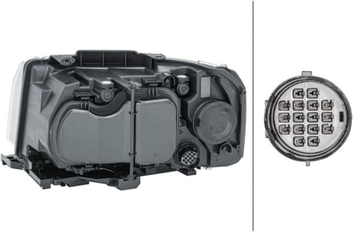 HELLA 1EF 354 025-101 Halogen Scheinwerfer - für u.a. Land Rover Freelander 2 (L359) - ECE - für Rec