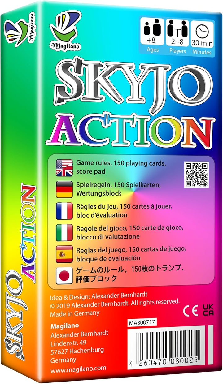 Magilano - SKYJO Action - Das aufregende Kartenspiel für spassige und amüsante Spieleabende im Freun