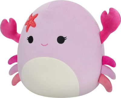 Squishmallows Original 7,5 Zoll Cailey – Pink Crab – Add Cailey to your Squad, Ultrasoft Stuffed Ani