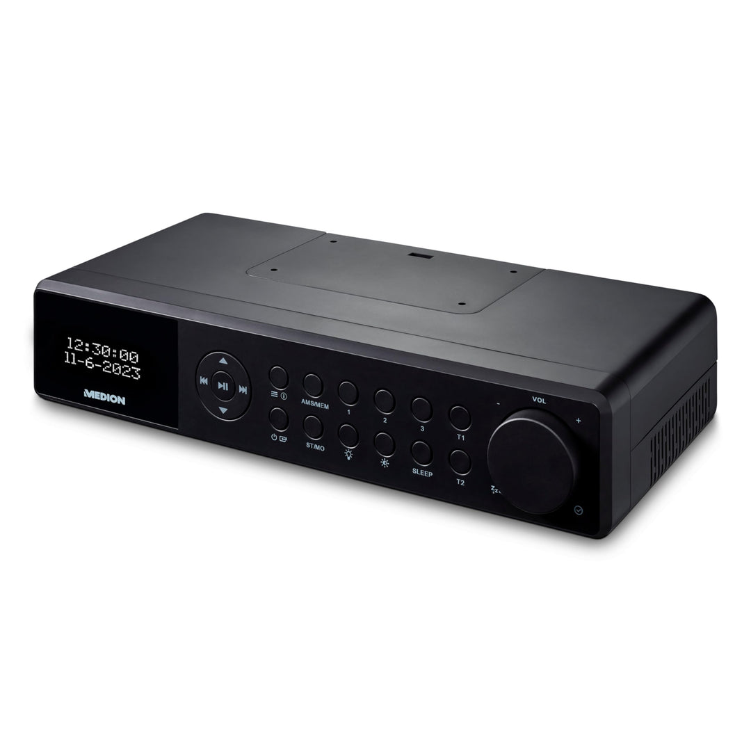 MEDION E6660 Küchen Unterbauradio (DAB+ Küchenradio, PLL UKW Radio, Bluetooth, LED Lichtleiste, Unte