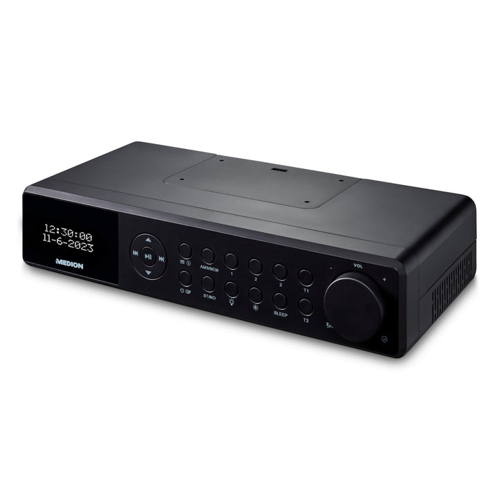 MEDION E6660 Küchen Unterbauradio (DAB+ Küchenradio, PLL UKW Radio, Bluetooth, LED Lichtleiste, Unte