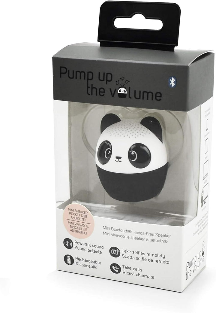 Legami - Mini-Freisprecheinrichtung und Drahtloser Lautsprecher, Pump Up The Volume, Ø 4,3 cm, Ausse