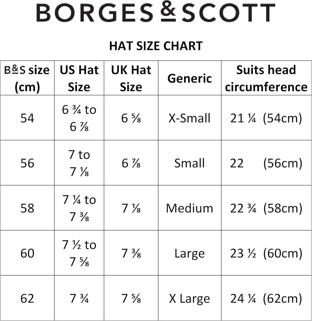Borges & Scott Lomond Schirmmütze Newsboy – Schiebermütze aus 100% handgewebter Wolle - Harris Tweed
