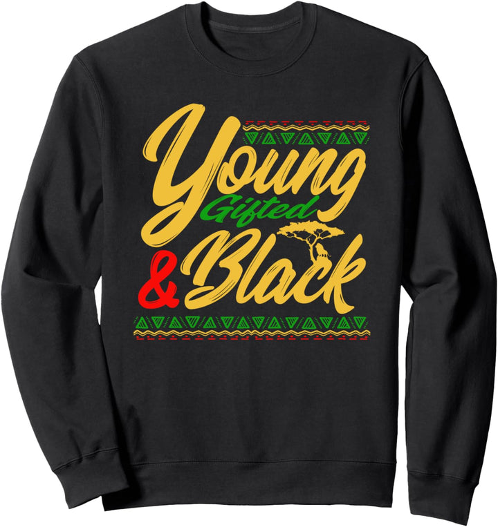 Junge Begabte und Black History Month Afroamerikaner Sweatshirt
