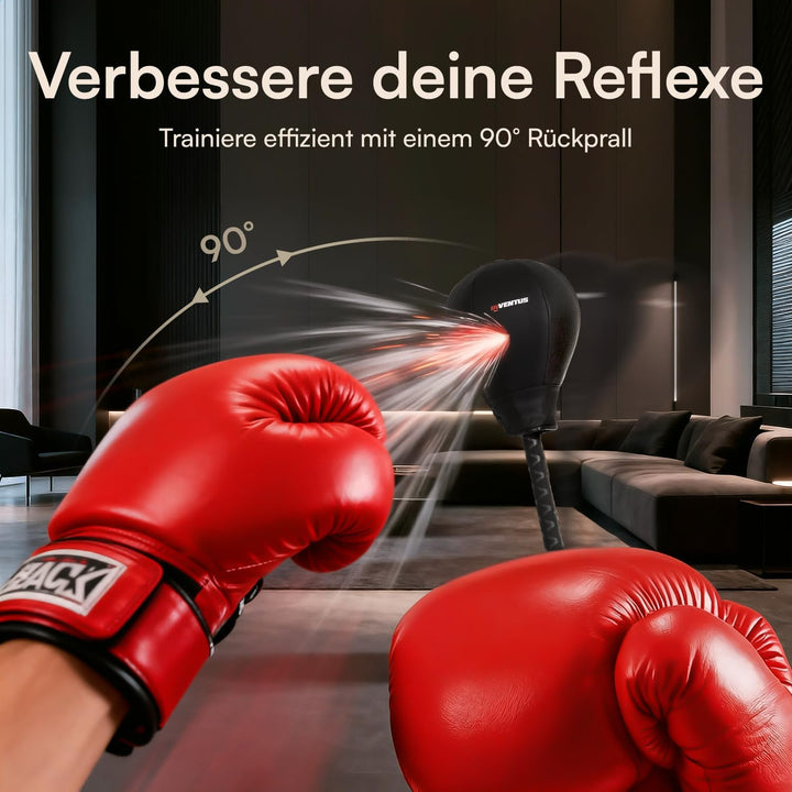 Reflex Boxsack Stehend Verstellbar 150–200 cm, Cobra Boxsack mit Stabiler Befüllbarer Basis, Boxtrai