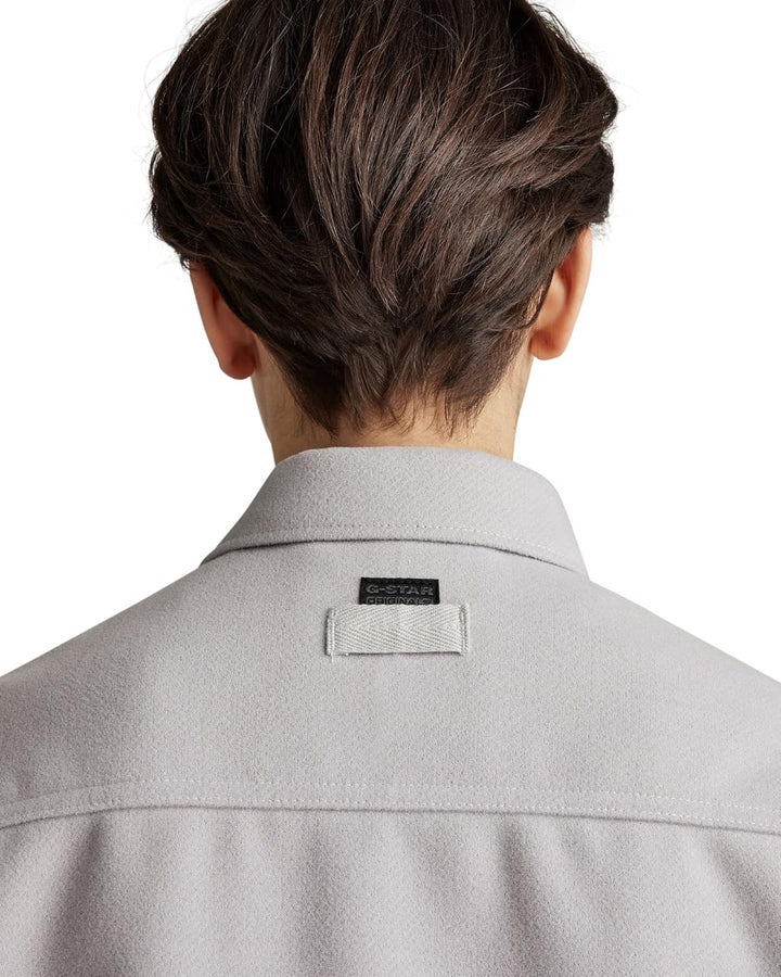 G-STAR Damen Boyfriend Overshirt S Grau (Cool Grey D22178-d200-1295), S Grau (Cool Grey D22178-d200-