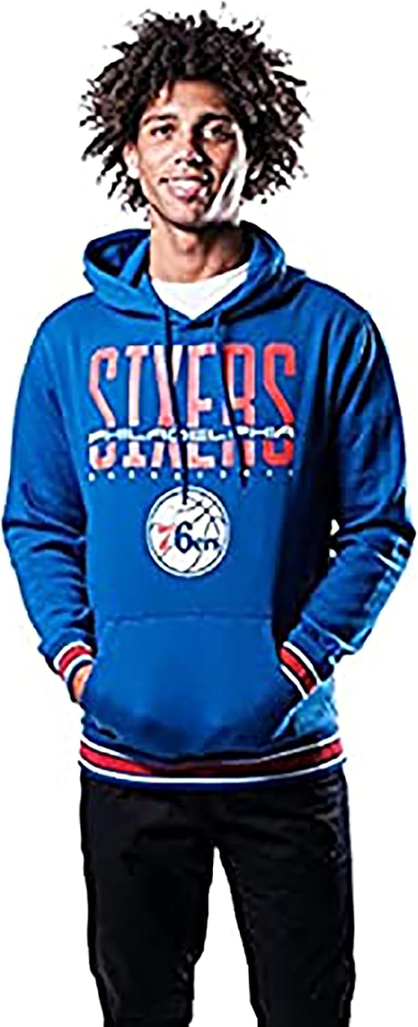 Ultra Game Herren Ghm3543f NBA, Herren, Mannschaftsstreifen, gerippt, Vlies, Pullover, Kapuzenpulli,