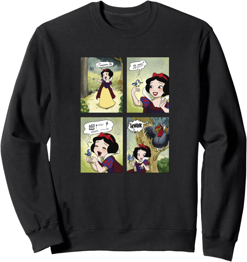 Disney Snow White Singing Bird Comic Humor Sweatshirt