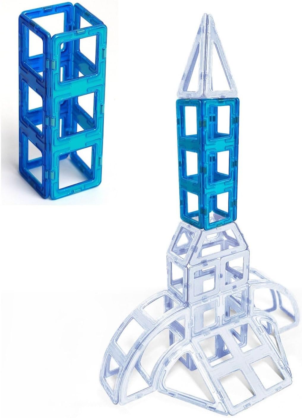 MAGNIKON Magnetische Bausteine Ersatzset | Magnetbausteine | Kinderspielzeug ab 3 Jahre | Geschenk F