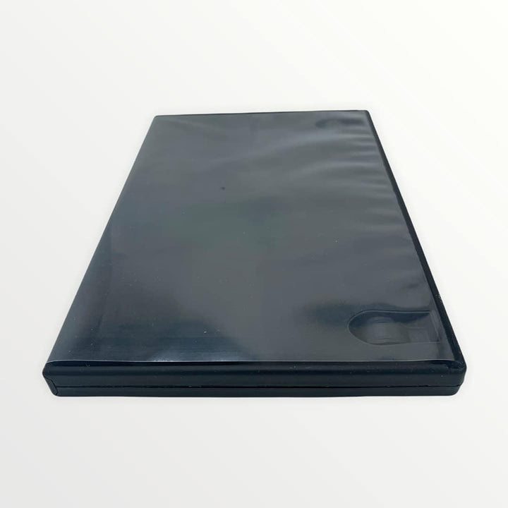 5 x Schwarze DVD Hüllen für 1 Disc – 14 mm Rückenstärke – Single DVD CD Blu-ray Box mit Aussenfolie