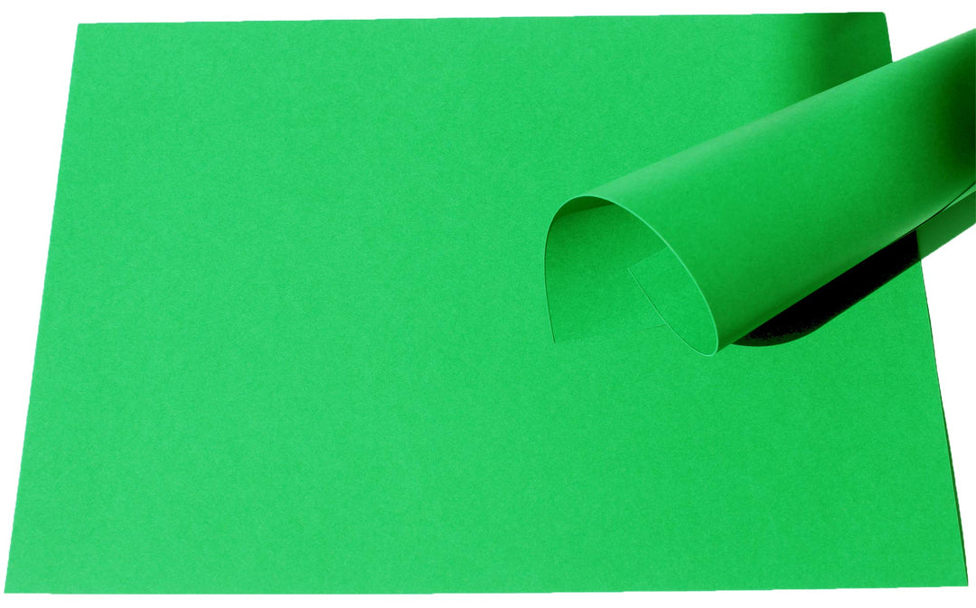 25 Blatt Ton-Bastel-Karton DIN A4 240g/m² grasgrün Dickes Ton-Papier 210x297mm super zum Basteln - k