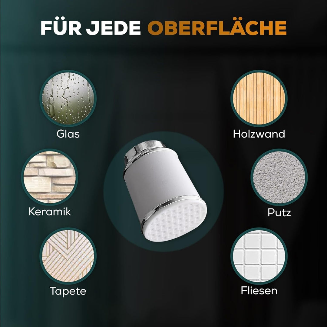 Teleskopstange zum Klemmen 270-320cm, Weiss, Ø 32 mm, Stange ohne Bohren - Klemm Gardinenstange Ausz