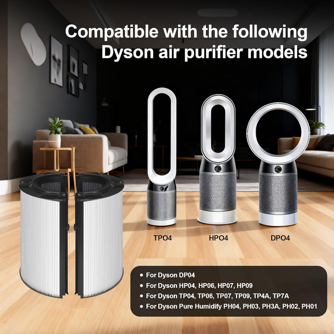 Ersatzfilter für Dyson Luftreiniger für Dyson Hot and Cool, HP04 TP04 DP04 PH04 HP09 TP09 HP07 TP07
