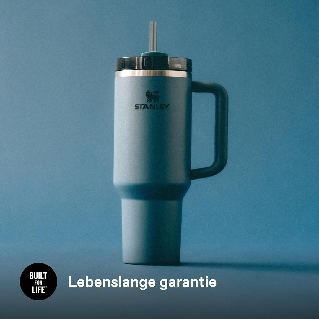 STANLEY 1913 Quencher H2.0 Flowstate Trinkflasche Mit Strohhalm 1.2L - Thermobecher Kühlt 11 Stunden