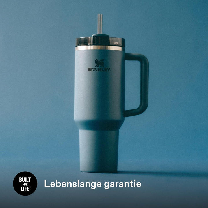 STANLEY 1913 Quencher H2.0 Flowstate Trinkflasche Mit Strohhalm 1.2L - Thermobecher Kühlt 11 Stunden