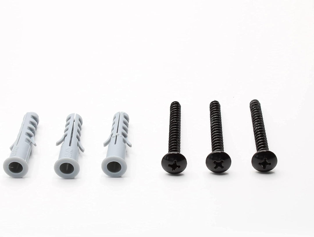 1x Wandstufe Katzentreppe Klettersystem für Haustiere, belastbare, stabile Ablage/Plattform Schwarz