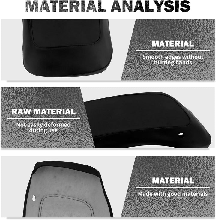 HDBUBALUS Satteltaschen-Deckel-BH-Überzüge, PU-Leder, wasserdicht, passend für Harley Touring Street