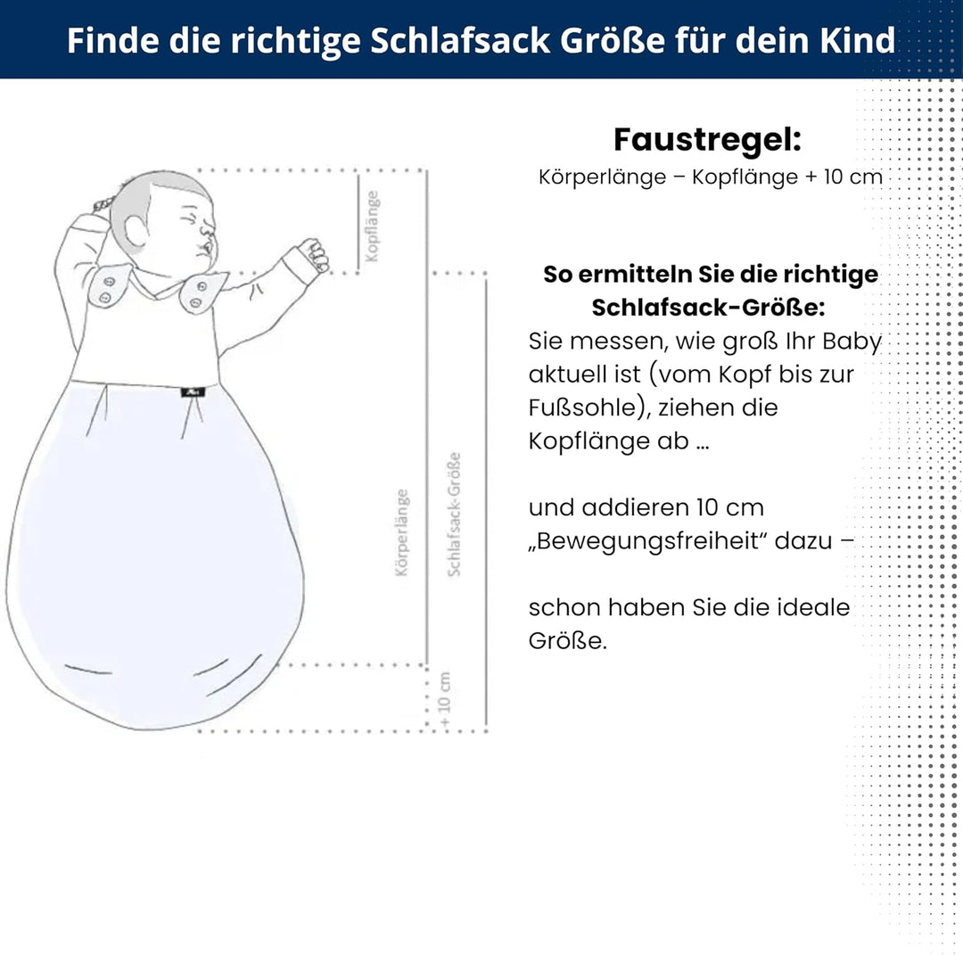 Alvi Kugelschlafsack Molton Sommerschlafsack | Babyschlafsack ärmellos 100% Baumwolle | Unwattierter