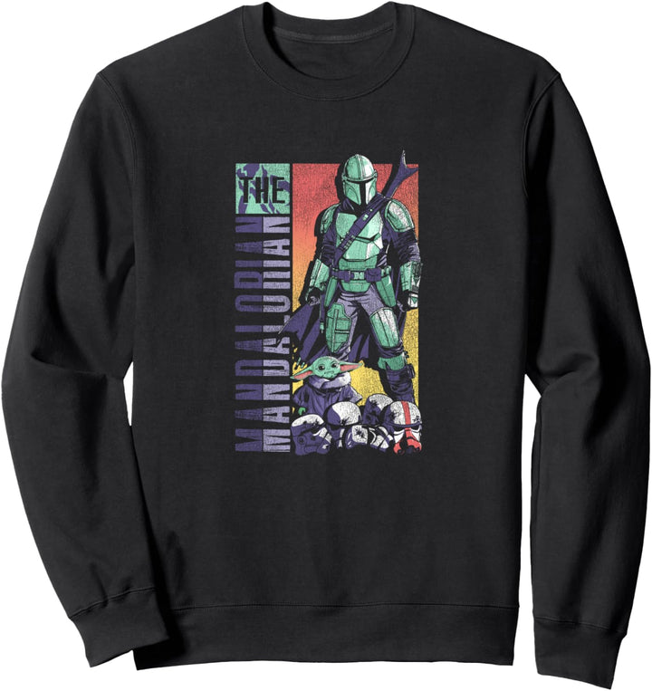 Star Wars: The Mandalorian & The Child Comic Cover Pop Sweatshirt