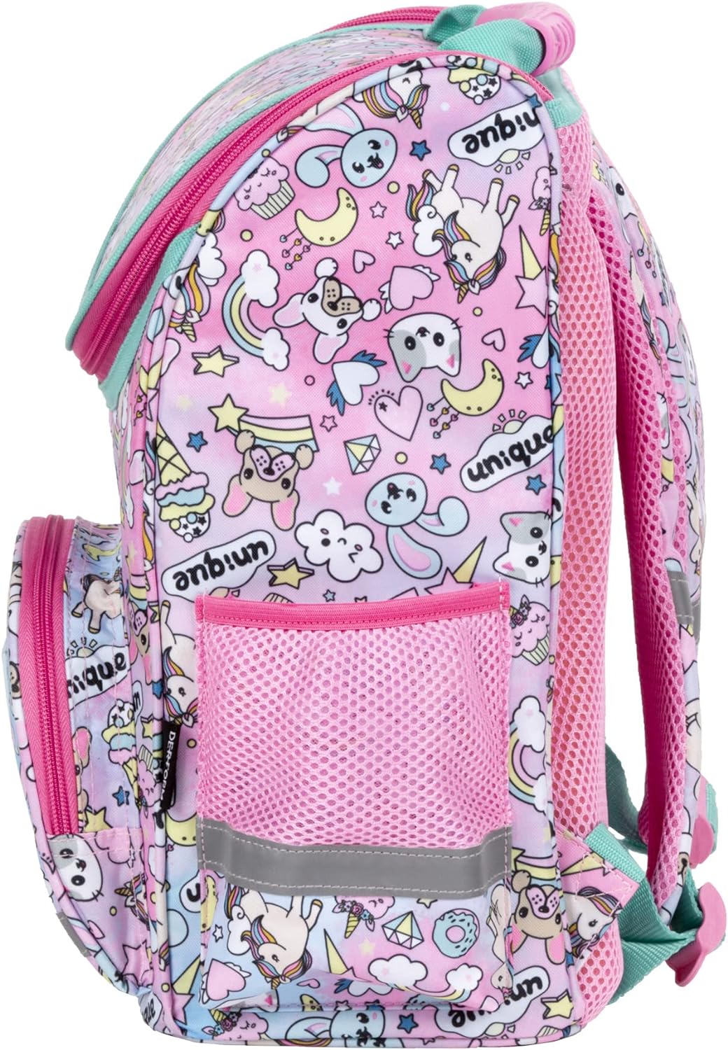 Goldkids Ranzen rosa Tornister Schulranzen mit Tier Motiv für Mädchen ab der 1. Klasse Grundschule i