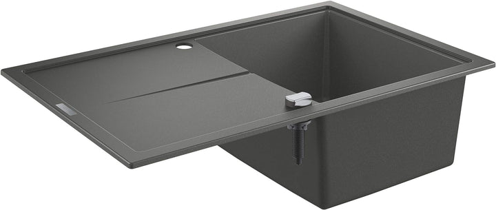 GROHE K400 | Kompositspüle mit Abtropffläche | granit grau | 31639AT0 K400 Granit Grau 78 x 50 cm Ko