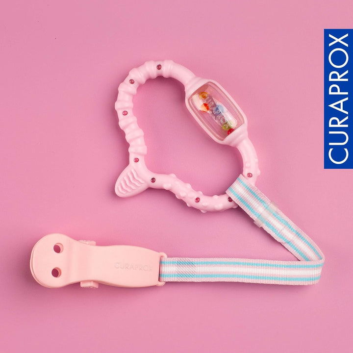 Curaprox Baby Beissring, Pink, Swiss Made