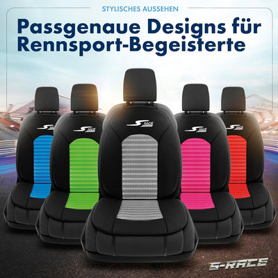 Walser Car Comfort Auto-Sitzauflage S-Race, Auszeichnung Sehr Gut* Autositzauflage, Sitzkissen-PKW,