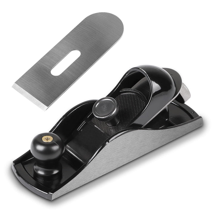 LALAGO Einhandhobel, Hobel Trockenbauwerkzeug, 175mm Körperlänge + 2 Stück 41mm Klingenbreite, Verst