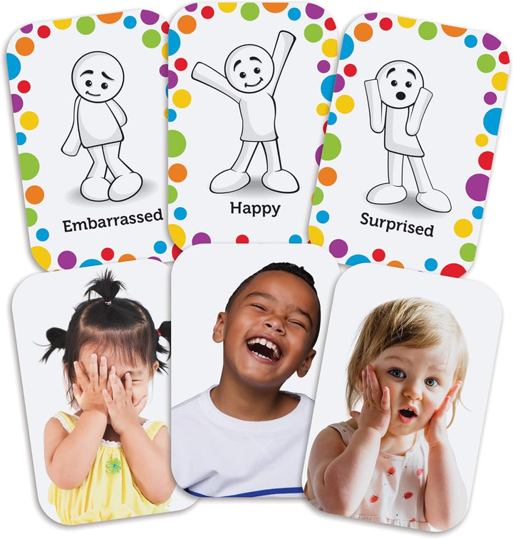 Learning Resources All About Me Aktivitätsset Gefühle – 54 Teile, ab 3 Jahren, sozio-emotionale Lern