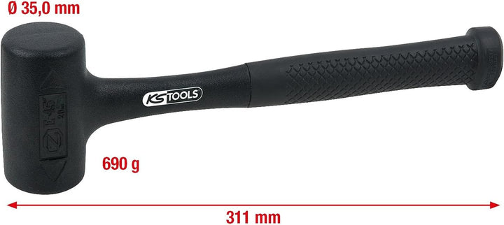 KS Tools 140.5254 Rückschlagfreier Schonhammer, 560g