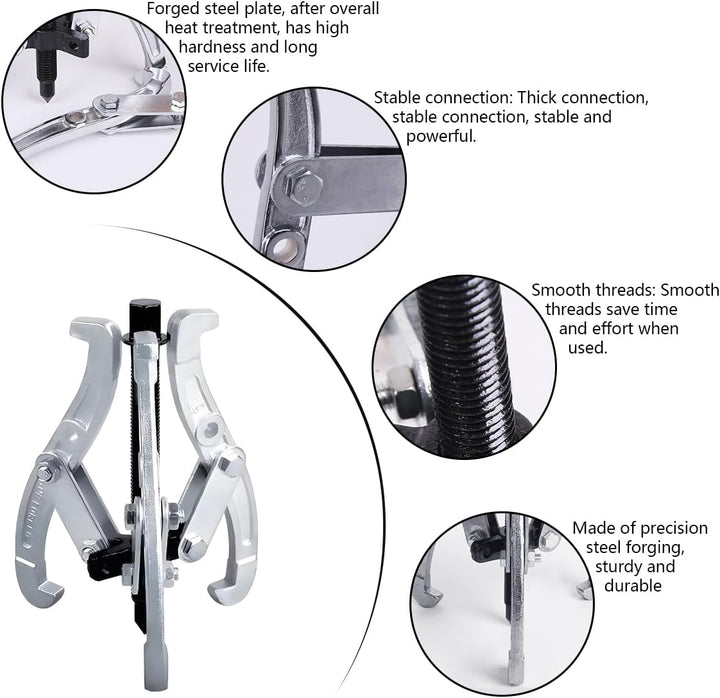 JNNJ Abzieher Werkzeug Lager, Innenlager Abzieher 3 Arm, Zahnradabzieher Abzieher Lagerabzieher, Dre