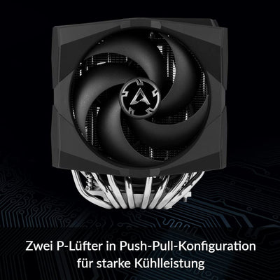 ARCTIC Freezer 50 TR - Dual Tower CPU Kühler für AMD Ryzen Threadripper SP3, sTR4 mit A-RGB, 120 mm/