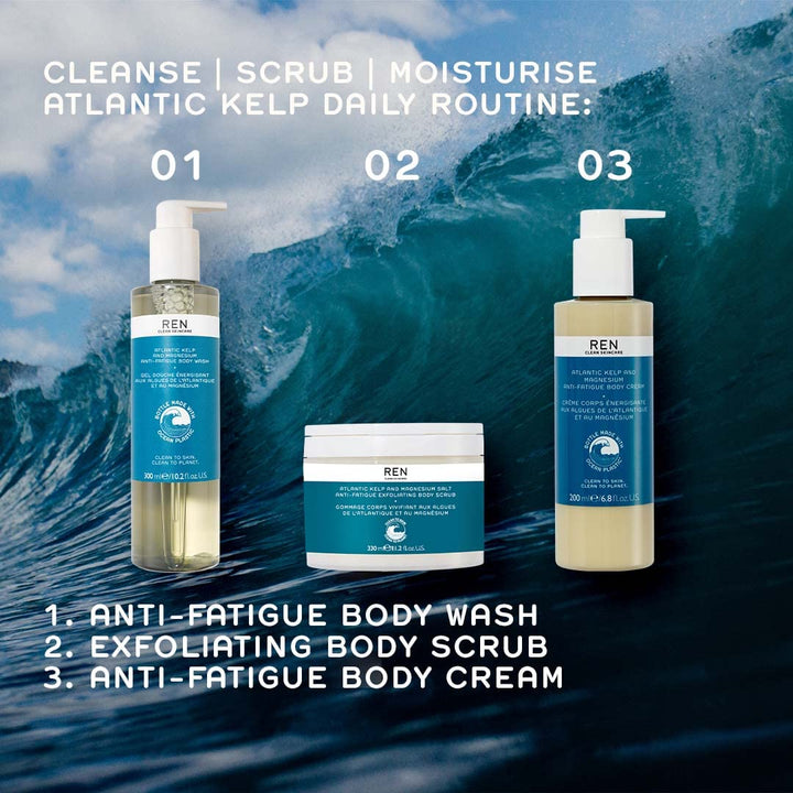 REN - Atlantic Kelp and Magnesium Anti-Fatique Body Cream 200 ml