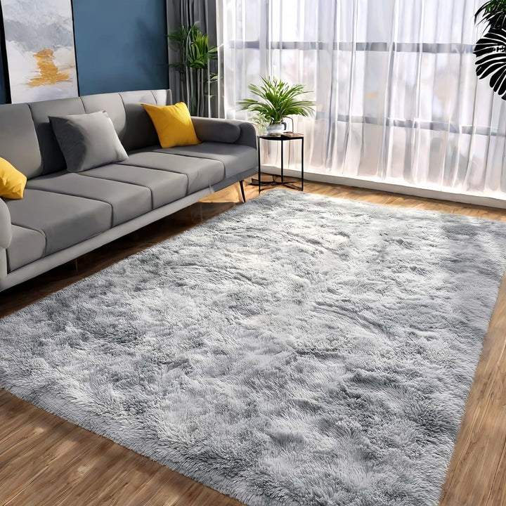 SUBEEN Teppiche, weiche Schlafzimmerteppiche, rutschfeste, Flauschige Wohnzimmerteppiche, rechteckig