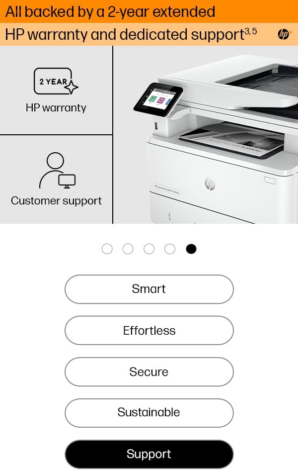 HP Laserjet Pro MFP 4102fdwe Multifunktions-Laserdrucker (Drucker, Scanner, Kopierer, WLAN, LAN, Dup