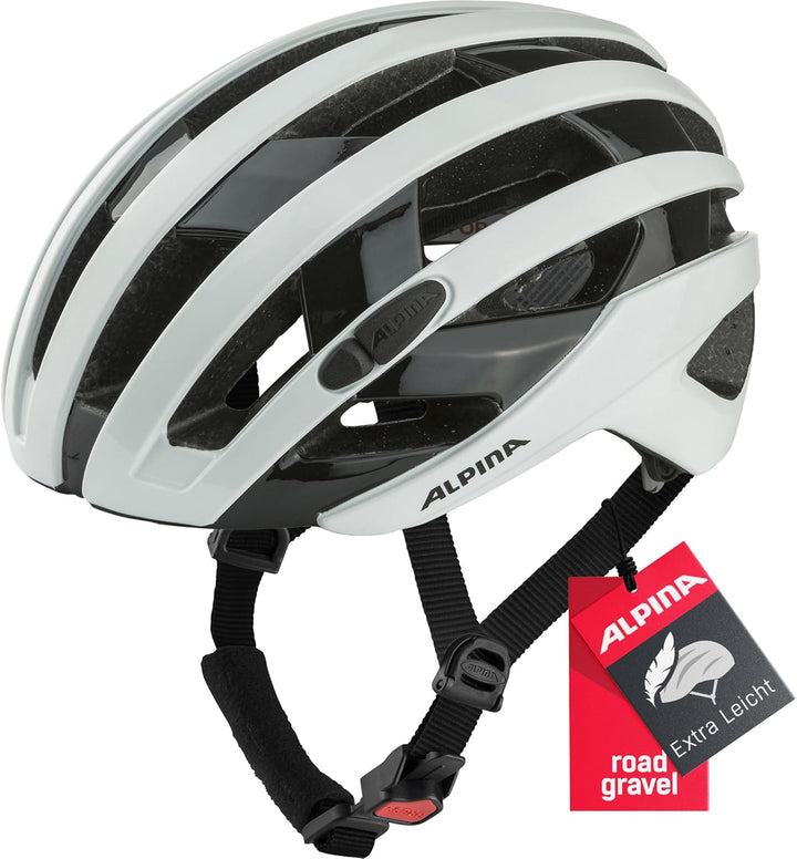 Alpina Ravel Helm weiss white gloss 51-56 cm, white gloss 51-56 cm
