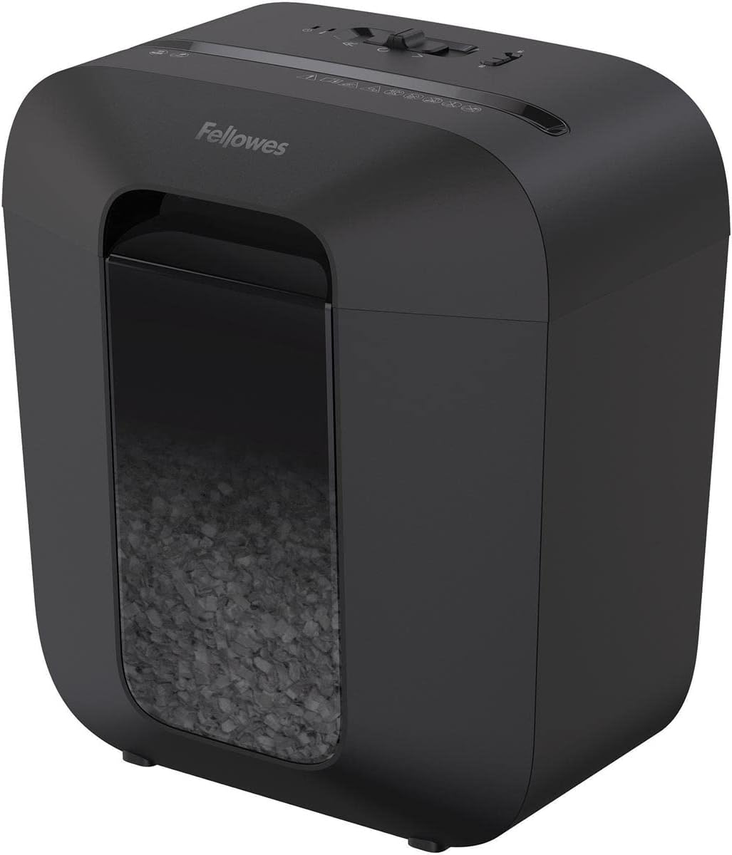 Fellowes Powershred LX25M Aktenvernichter Partikelschnitt, Schwarz