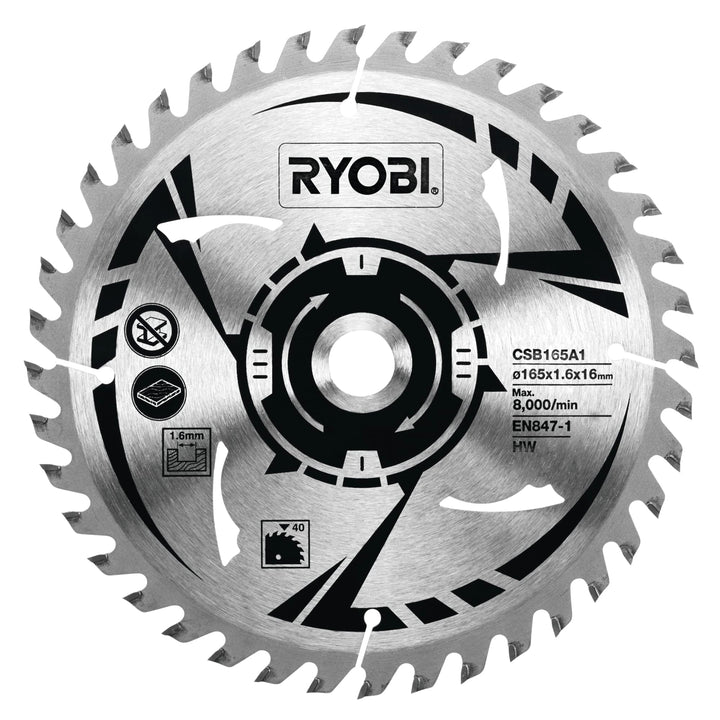 Ryobi Sägezubehör / Sägeblatt | HM-Sägeblatt für schnelle und scharfe Schnitte, saubere und optimale