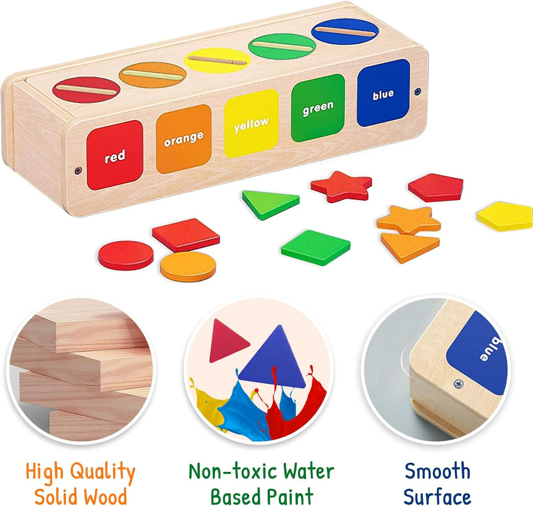 LZDMY Montessori Spielzeug ab 2 Jahr, Motorikspielzeug ab 2 Jahr Holzspielzeug ab 6 Monate mit Aufbe
