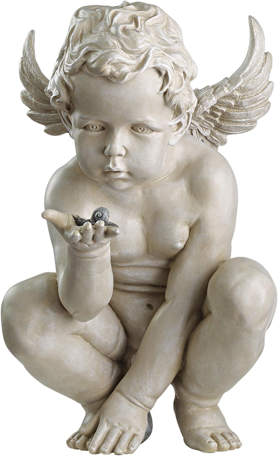 Design Toscano Cherub Statue Des Lebens Rätsel, Masse: 23 x 29 x 38 cm 2.25 kg