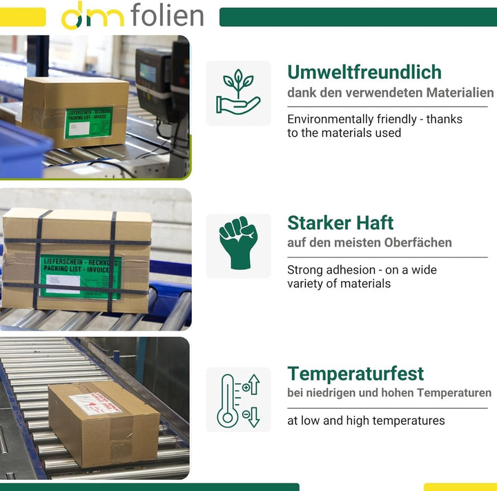 1000 Lieferscheintaschen rot C6 selbstklebend im Karton unterverpackt Premium | Dokumententaschen au