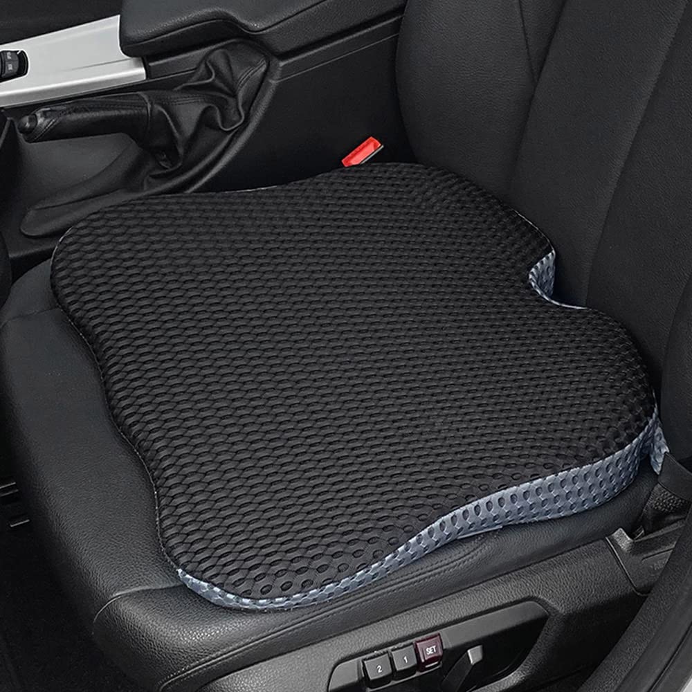 FOUNDCOOL Memory Schaum Keilkissen für Auto, Ergonomisches Sitzkissen Auto Autositzkissen Fahrersitz