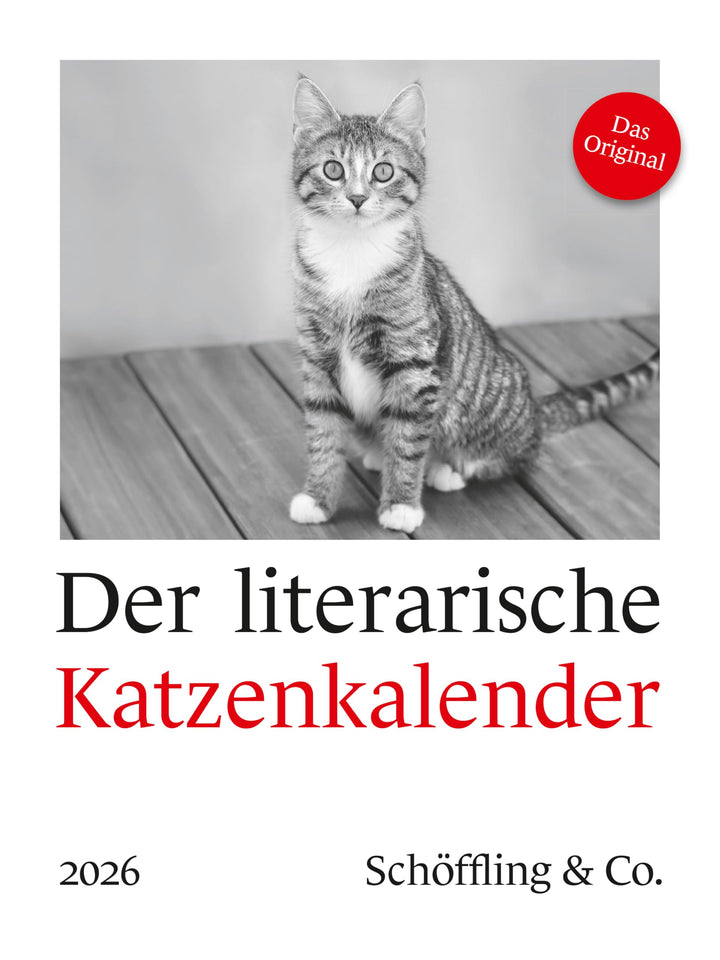 Der literarische Katzenkalender 2026. DAS ORIGINAL!, Spiralbindung