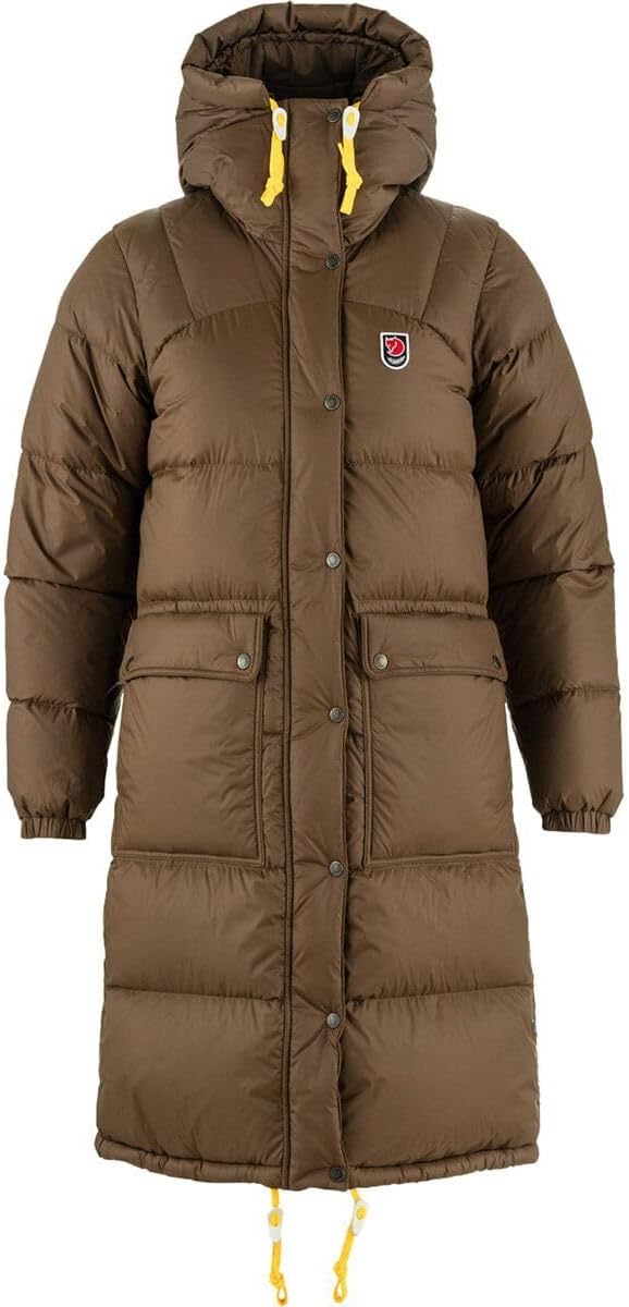 Fjallraven Damen Expedition Long Down Parka W Jacket, XXS Dark Oak